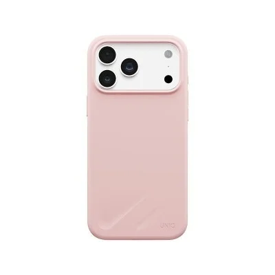 Uniq Hybrid Lino MagSafe Case for iPhone 18 Pro - Pale Rose